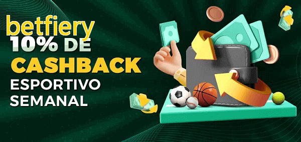 10% de bônus de cashback na betfiery